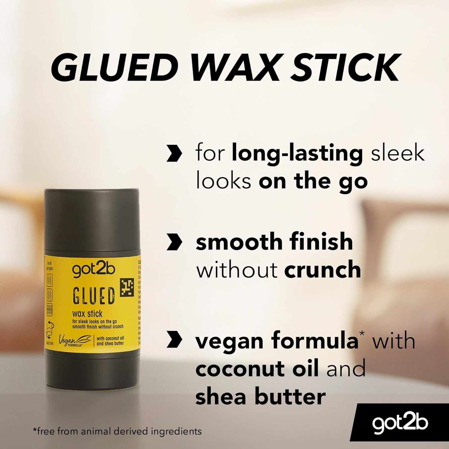 got2b Glued Wax Stick hair styling stick 50g ingredients and product information