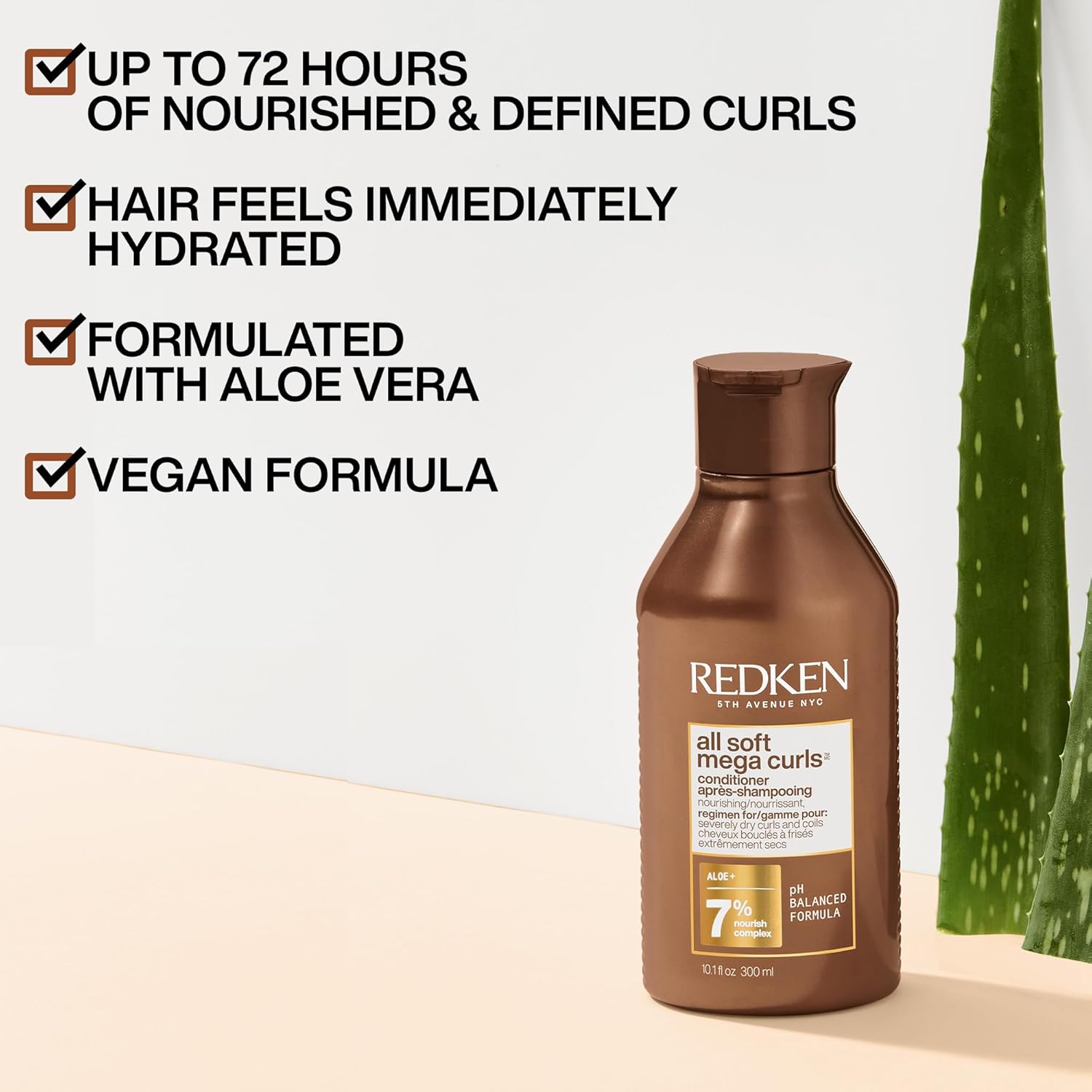 Redken All Soft Mega Curls Conditioner 300ml curly hair care product