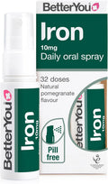 Spray orale BetterYou Ferro 10mg, Melograno naturale - 25ml