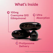 Jarrow Formulas CoQ10 Ubiquinone 100mg softgels daily use lifestyle