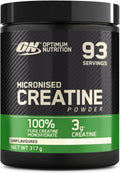 Optimum Nutrition Poudre de créatine micronisée 317 g – 100 % créatine monohydrate pure (sans arôme)