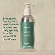 Balmonds Body Hand & Hair Wash Natural Cleanser - 200ml