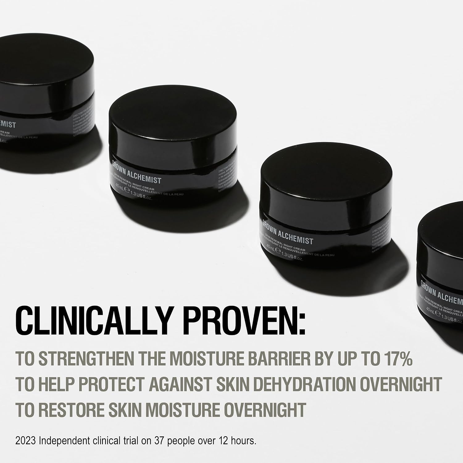 Grown Alchemist Skin Renewal Night Cream, cream packaging, fragrance not specified, 40ml, product information