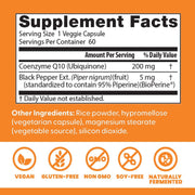 Doctor's Best High Absorption CoQ10 200mg BioPerine Veggie Capsules