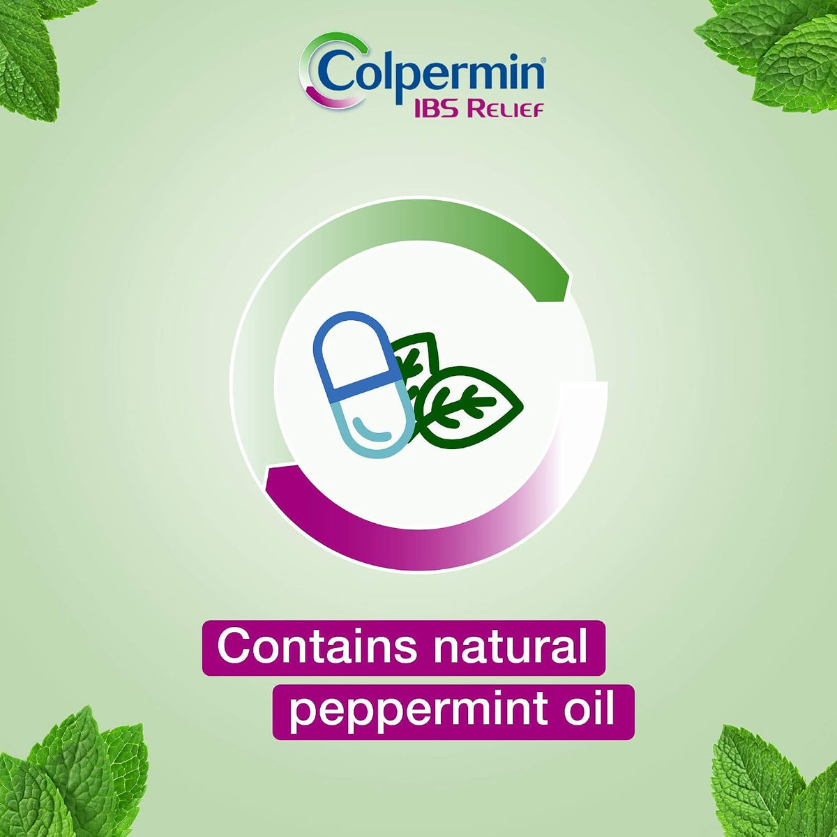 Colpermin IBS Relief peppermint oil prolonged-release capsules 0.2ml 20 count product information