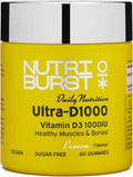Nutriburst Ultra-D1000 Vitamina D3 e K2 Vegana per Ossa - 60 Pezzi