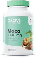 Osavi Estratto di Radice di Maca 1000mg - Coltivata in Perù - 60 capsule vegane