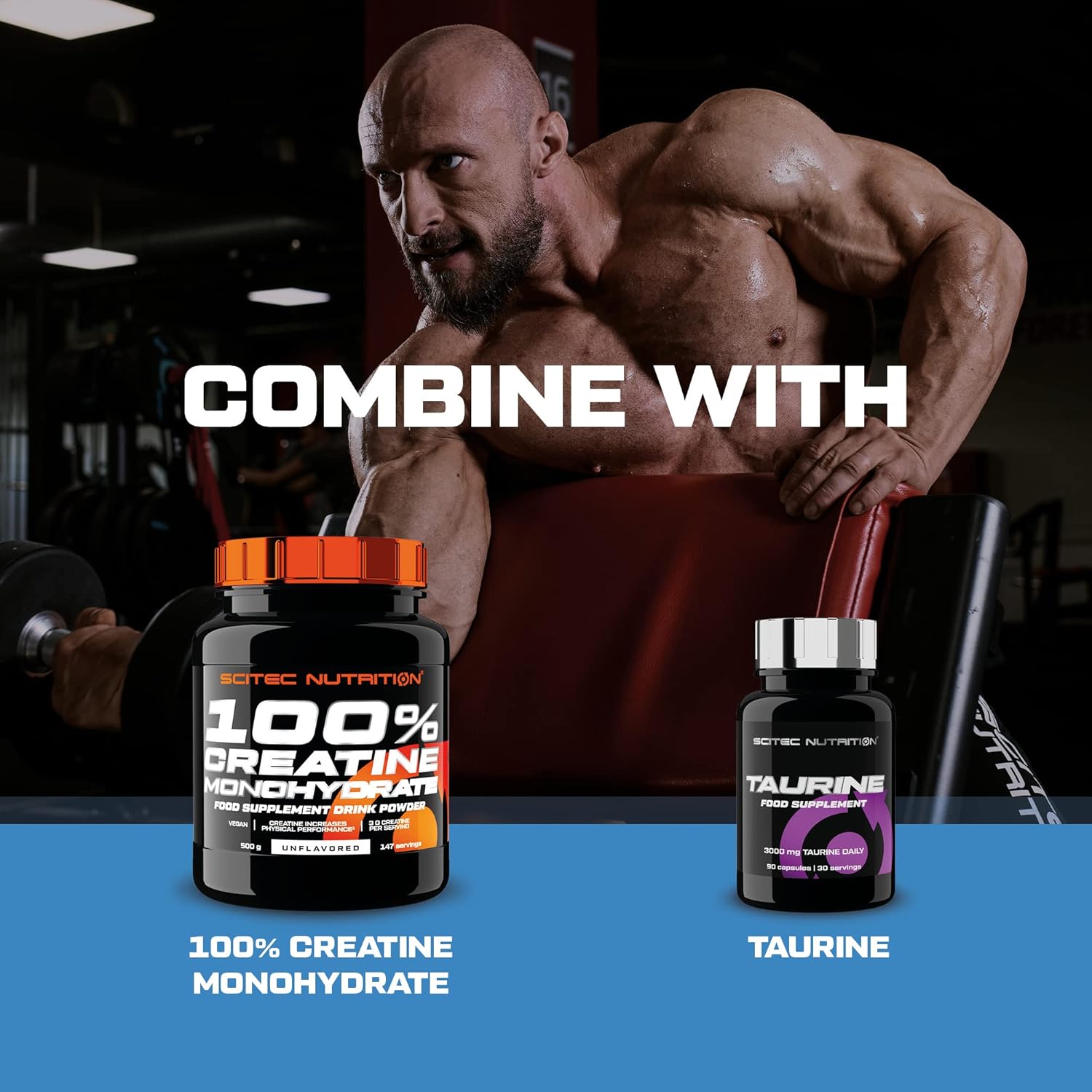 Scitec Nutrition Caffeine 100mg Capsules combine with.