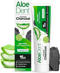 Aloe Dent Pasta de Dientes de Carbón Activado y Aloe Vera Sin Flúor - 100ml