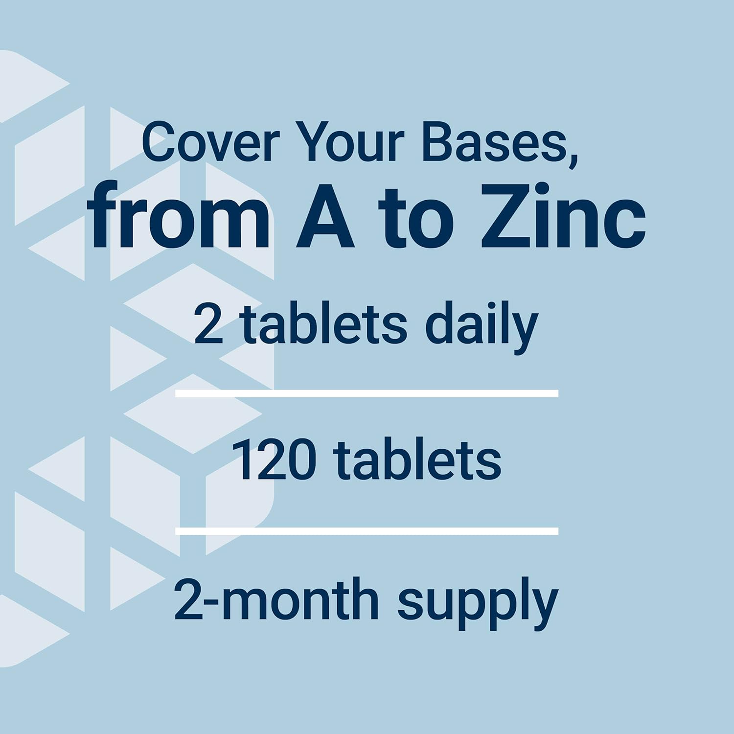 Supplement dosage panel for Life Extension Two-Per-Day Multivitamin showing full ingredient list.