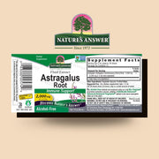 Nature's Answer Alcohol-Free Astragalus Root Extract 30ml barcode packaging