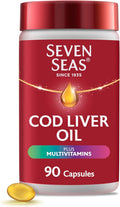 Huile de Foie de Morue Seven Seas Plus Multivitamines, Oméga-3 - 90 Capsules