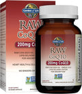 Garden of Life CoQ10 Crudo 200 mg - con Aceite de Semilla de Chía y Probióticos - 60 cápsulas veganas