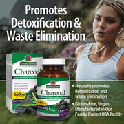 Nature's Answer Activated Charcoal Capsules - 90 Count