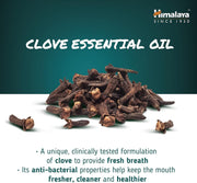 Himalaya Ayurvedic Dental Cream with Clove Oil, toothpaste tube packaging, clove flavour, 100g, ingredients information