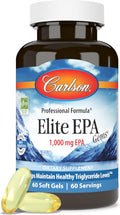 Carlson Elite EPA Gems Fischöl 1000 mg Softgels - 60 Stück