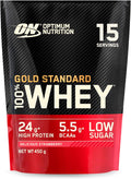 Optimum Nutrition Gold Standard 100 % Whey Protein 450 g – Saveur délicieuse fraise