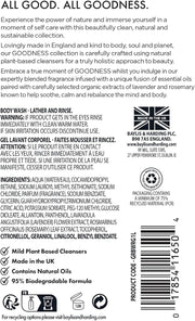 Baylis & Harding body wash duo rose geranium ingredients label bottles 2 x 1 litre