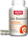 Jarrow Formulas Zink Balance 15mg pflanzliche Kapseln - 100 Stück