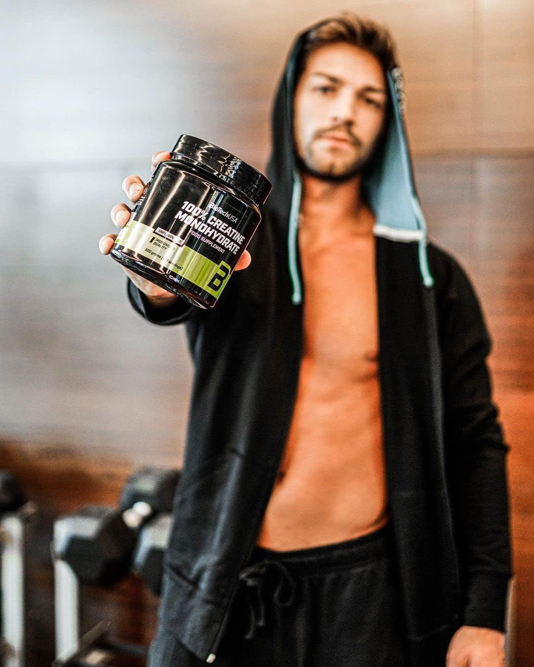 BioTechUSA 100% Creatine Monohydrate - Micronized for Mixability, Unflavored