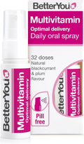 Spray orale multivitaminico giornaliero BetterYou, Ribes nero e prugna - 25ml