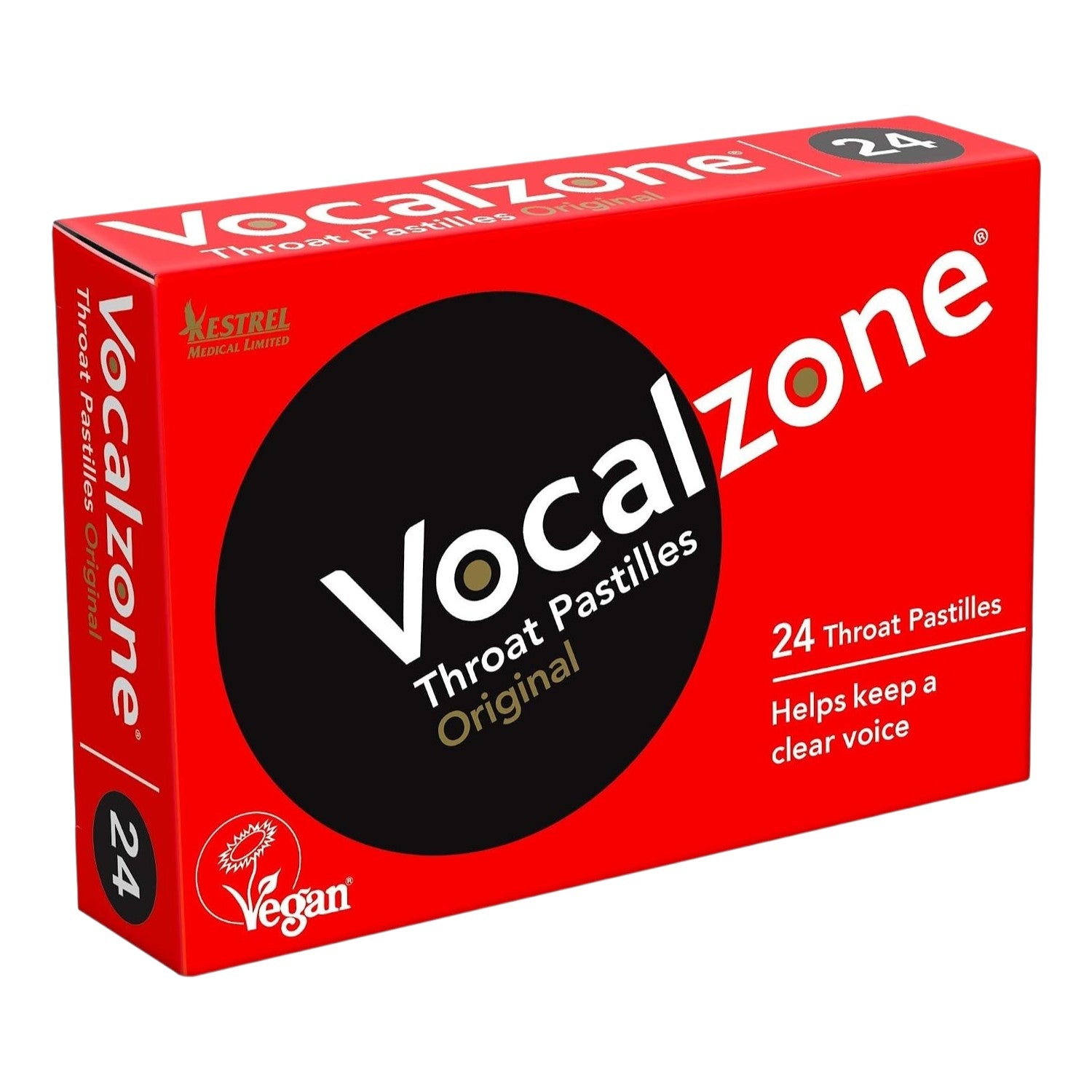 Vocalzone Original Throat Pastilles 24 pastilles pack
