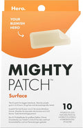 Hero Mighty Patch Surface – Extragroße Hydrokolloid-Akne-Pflaster – 10 Stück