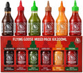 Flying Goose Sriracha-Sauce gemischtes Paket - 6 x 200ml