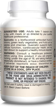 How to Use Image: Jarrow Formulas Quercetin 500mg veggie capsules usage instructions