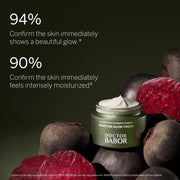Doctor Babor Moisture Glow Cream, jar and carton packaging, fragrance not specified, 50ml, product information