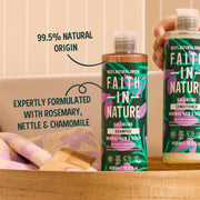 Faith In Nature Lavender and Geranium Balancing Shampoo 400ml bottle for everyday hair care