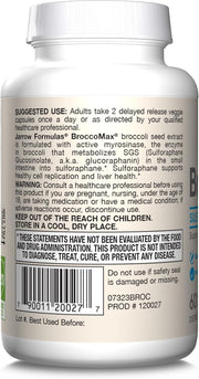 Barcode Image: Jarrow Formulas BroccoMax sulforaphane 35mg veggie capsules barcode 60 count