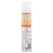 Back label of Batiste Tropical Dry Shampoo showing ingredients and safety warnings.