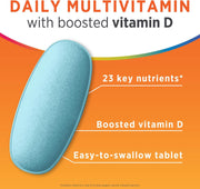 Centrum Vitamin D Boost Multivitamin 30 Tablets supplement facts and ingredients packaging
