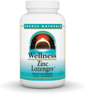 Source Naturals Pastilles Zinc Bien-être 23mg Pêche Framboise - 60 unités
