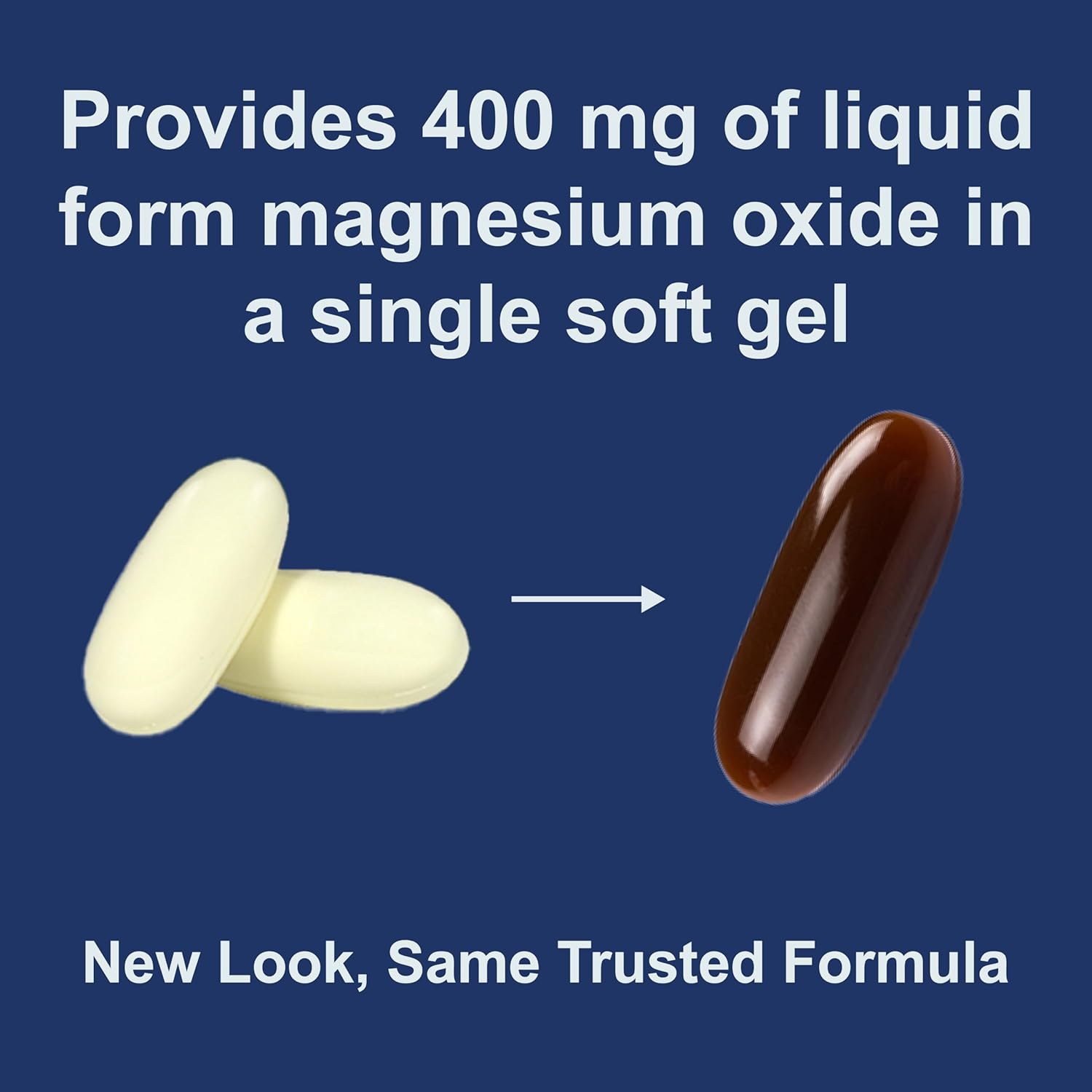 Carlson Magnesium Gels 400 mg Daily Supplement Softgels. New look, same formula