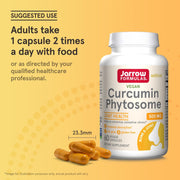 How to Use Image: Jarrow Formulas Curcumin Phytosome 500mg veggie capsules usage instructions
