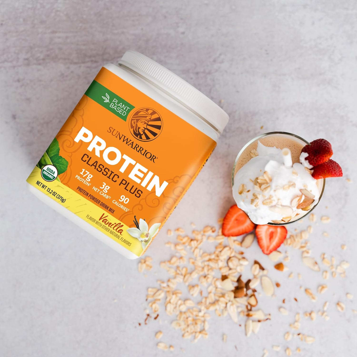 Sunwarrior Classic Plant Protein, Organic Vanilla