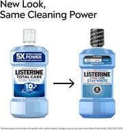 Listerine Total Care Stay White Intense Mint Mouthwash oral rinse bottle 500ml new look