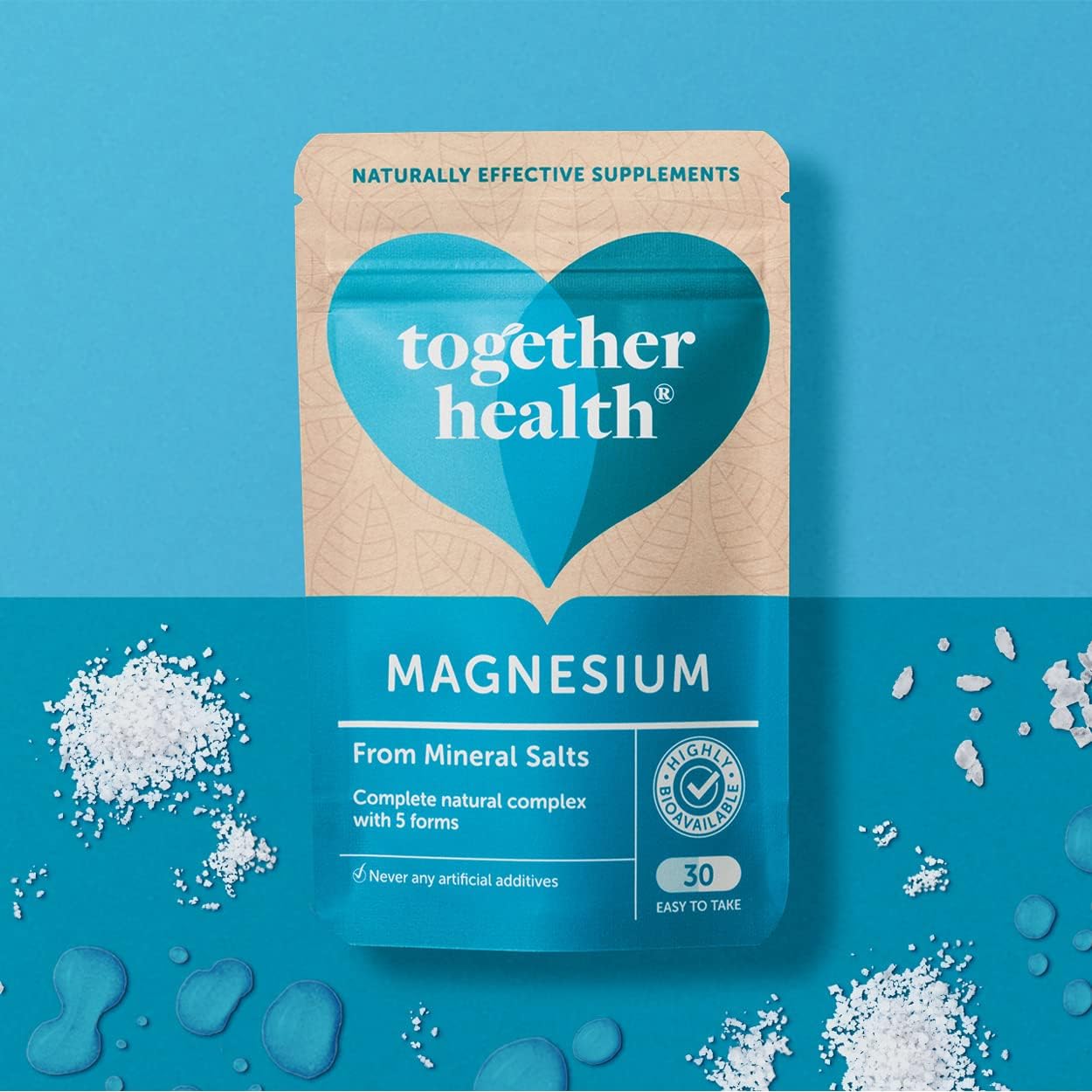 Magnésium Together Health 30 Capsules – Complexe Naturel à 5 Formes