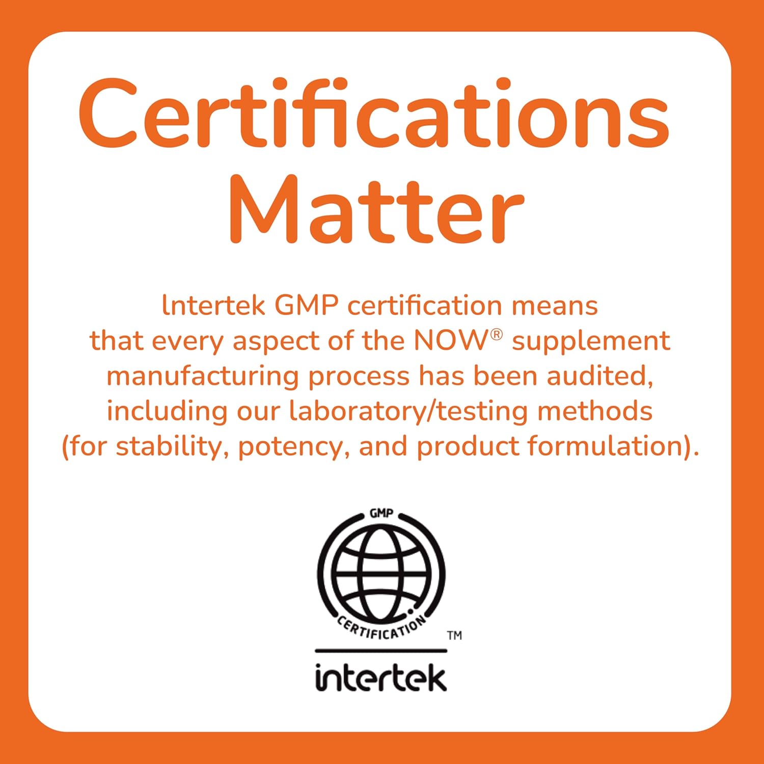 NOW Vitamin C-1000 Complex with Bioflavonoids certification matter