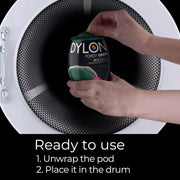 Dylon All-in-1 Fabric Dye Pod Forest Green 350g washing machine instructions