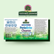 Nature’s Answer PerioBrite Cleanse oral cleansing concentrate 120ml barcode