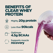 Nutritional info and ingredients list on Myprotein 1kg tub.