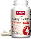 Jarrow Formulas Methylfolat 400mcg vegetarische Kapseln – 60 Stück