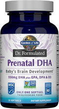 Garden of Life Dr. Formulated Prenatale DHA met Omega-3 - 30 Softgels