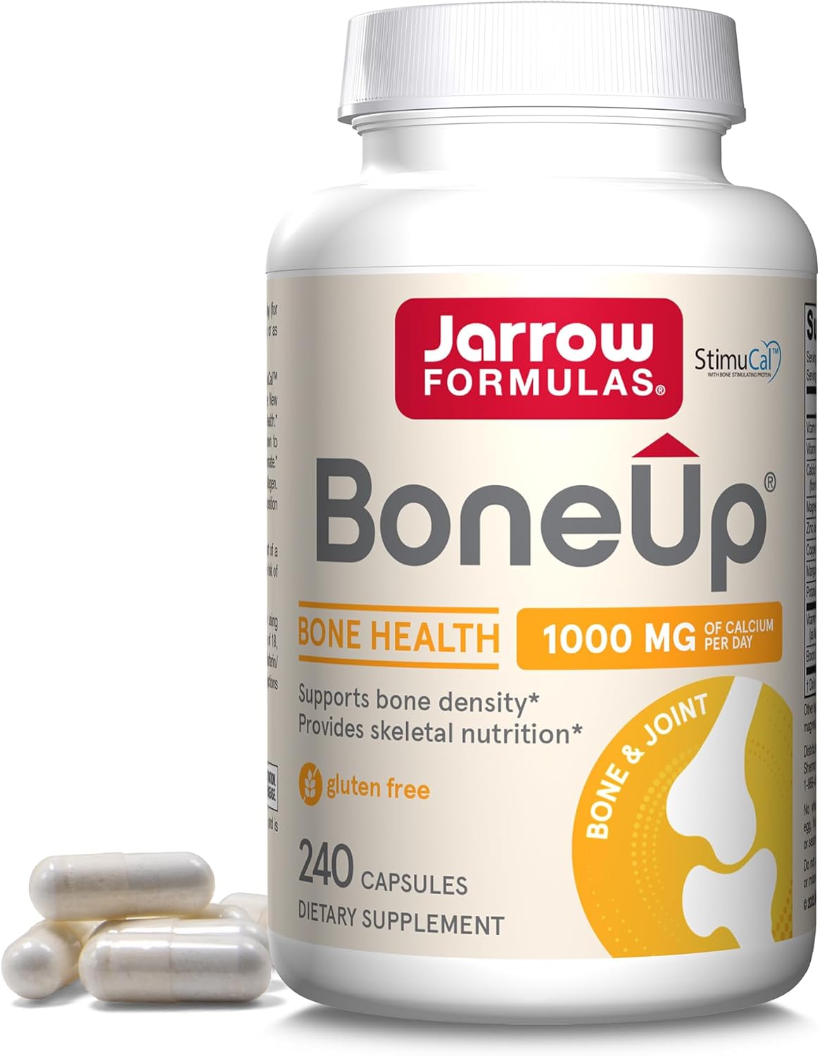Jarrow Formulas BoneUp 1000mg Calcio D3 K2 Capsule