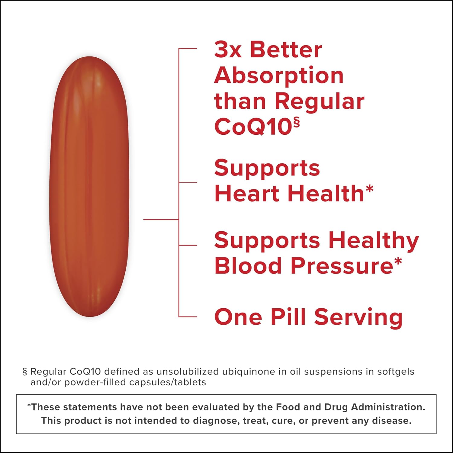 Supplement facts: Qunol Ultra CoQ10 supplement facts 100mg ingredients softgels