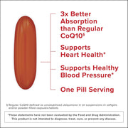 Supplement facts: Qunol Ultra CoQ10 supplement facts 100mg ingredients softgels