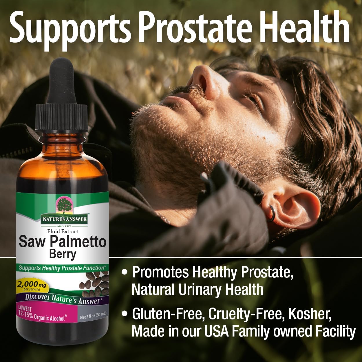 Nature’s Answer Saw Palmetto Berry Liquid Extract - 60ml